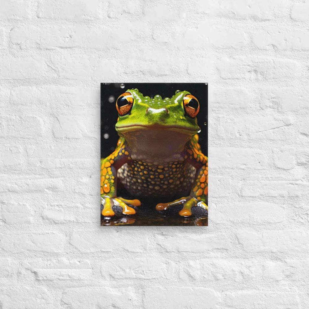 Emerald Elegance: The Frog in Focus