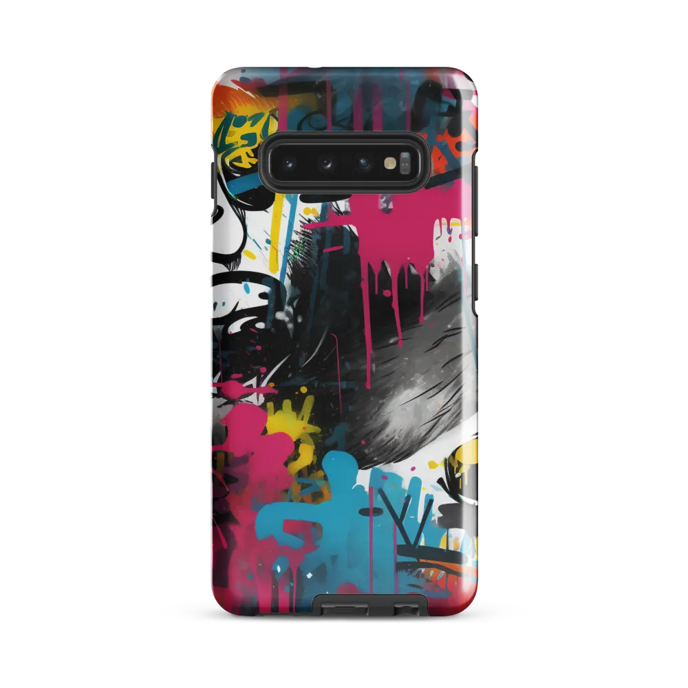 Urban Symphony: The Playful Panda | Phone Case |  S10 Plus | Tough Case | Glossy