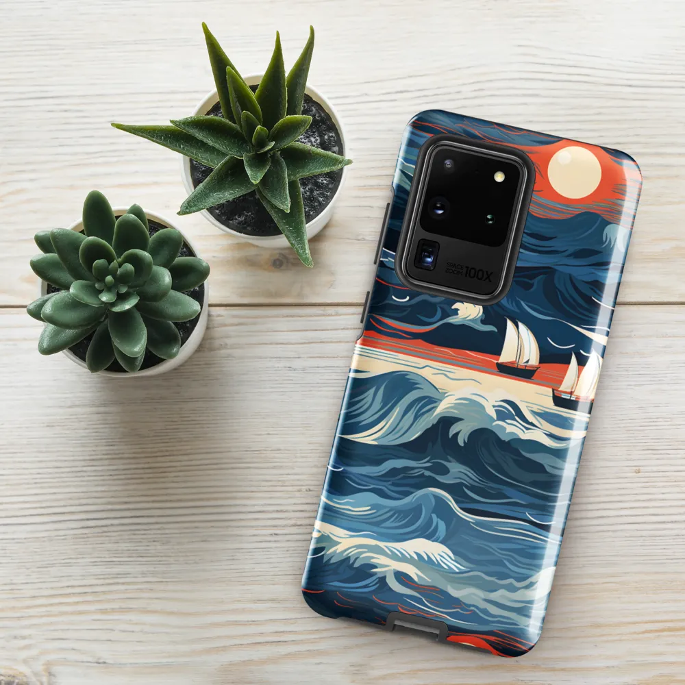 Ocean Whispers: A Voyage at Dusk