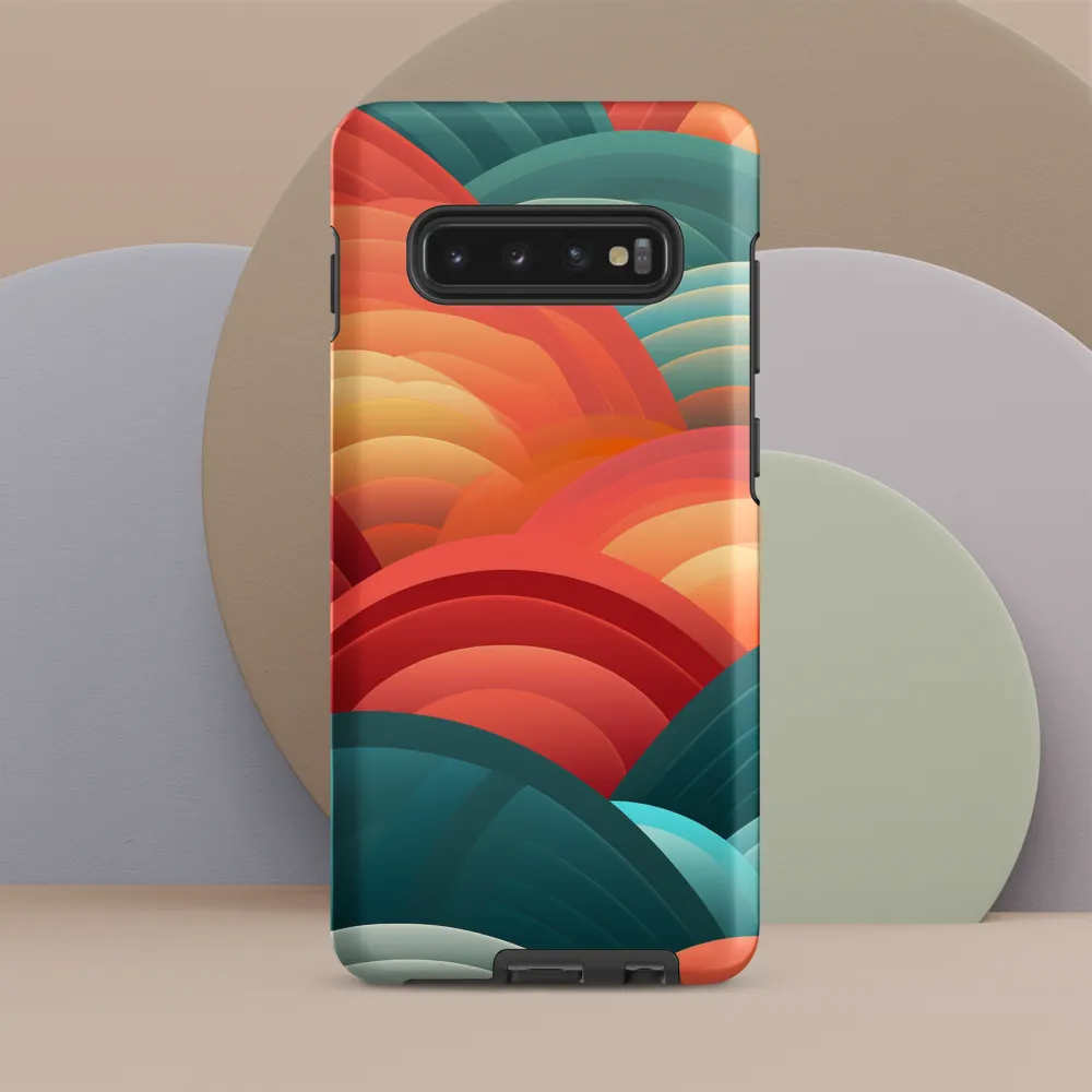 Rhythms of the Waves | Phone Case |  S10 Plus | Tough Case | Matte