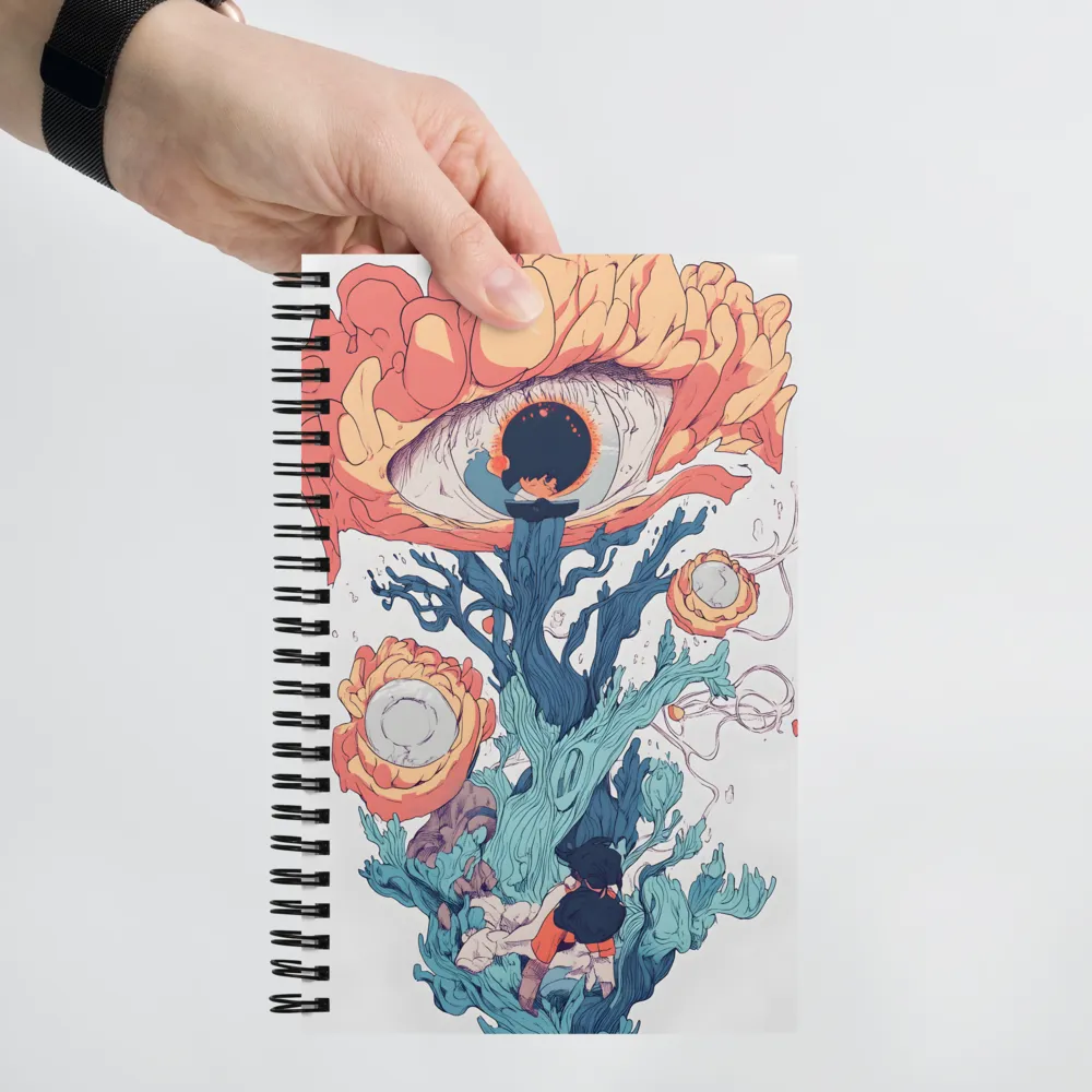 The Watchful Bloom | Spiral Notebook