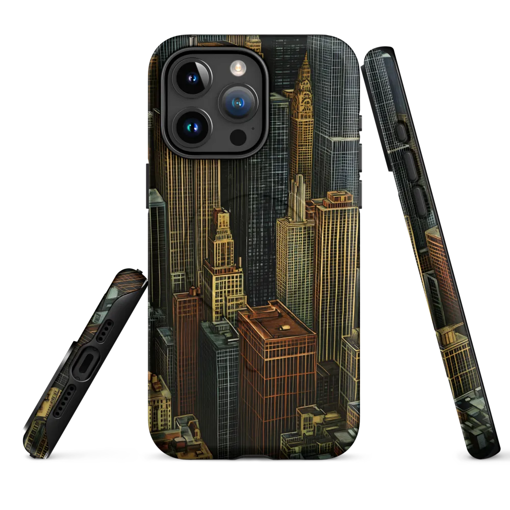 Urban Elegance: A Golden Cityscape
