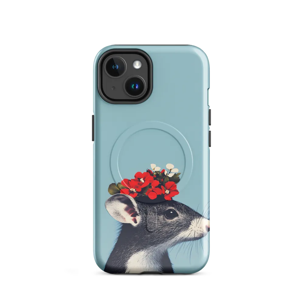 Whimsical Flora: A Mouse's Floral Crown