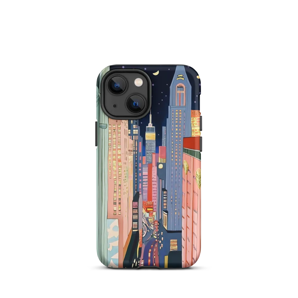 Urban Dreamscape: A Pop Art Night | Phone Case |  13 mini | Tough Case | Matte