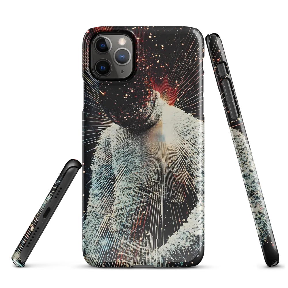 Ethereal Astronaut: A Journey Through the Cosmos | Phone Case |  11 Pro Max | Snap Case | Glossy