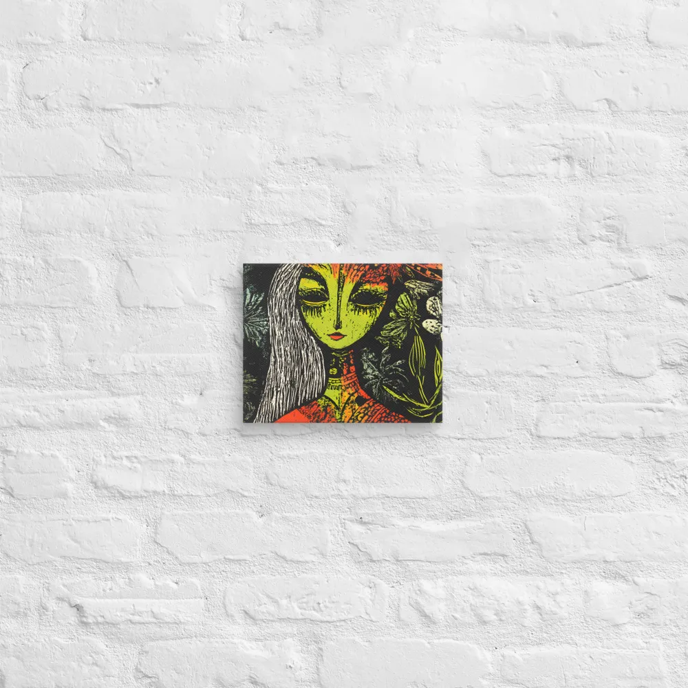 Mystical Flora: A Surreal Portrait
