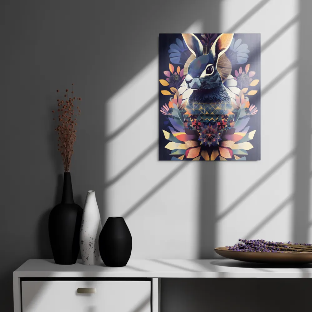Ethereal Bunny: A Geometric Wonderland