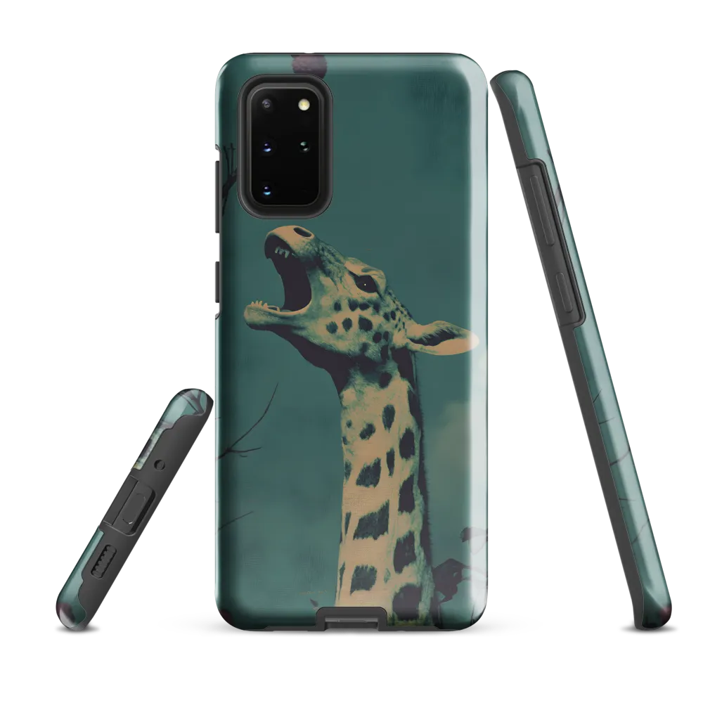 Whispers of the Tall: A Surreal Giraffe Encounter