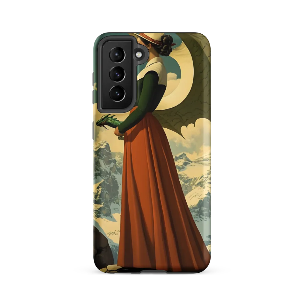 Mystic Harmony: The Dragon Keeper | Phone Case |  S21 FE | Tough Case | Matte