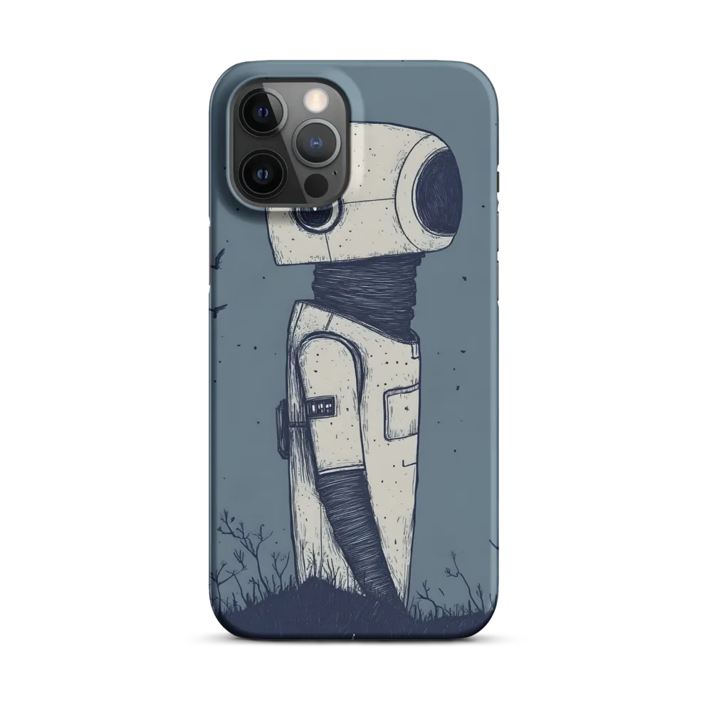Contemplative Robot in a Barren Landscape