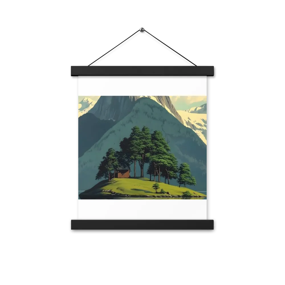 Whispers of Tranquility | Poster With Black Wood Hanger | 11″×14″