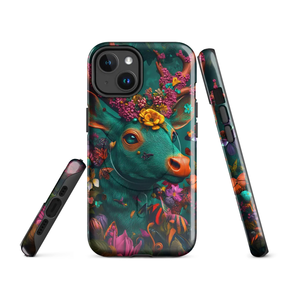 Whimsical Blossoms of the Enchanted Forest | Phone Case |  14 | MagSafe® Tough Case | Glossy