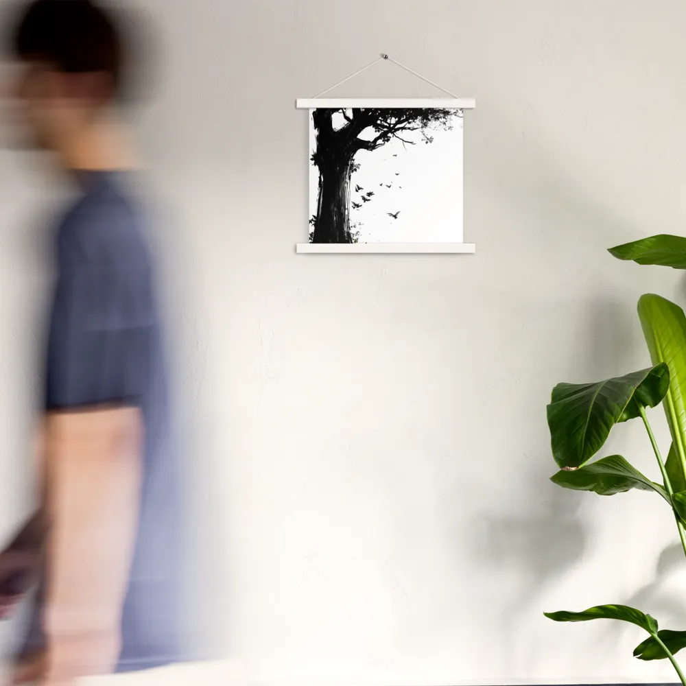 Whispers of Nature | Poster With White Wood Hanger | 14″×14″