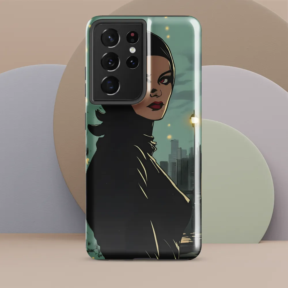 Shadows of Intrigue | Phone Case |  S21 Ultra | Tough Case | Glossy