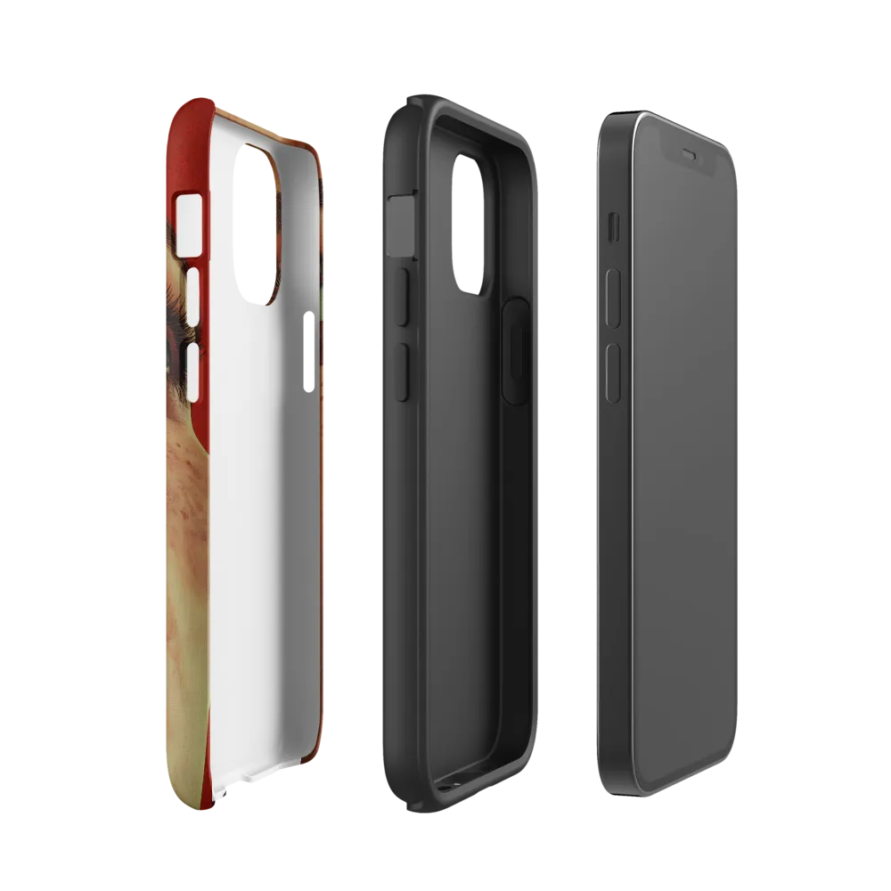 Red Intensity: A Portrait of Elegance