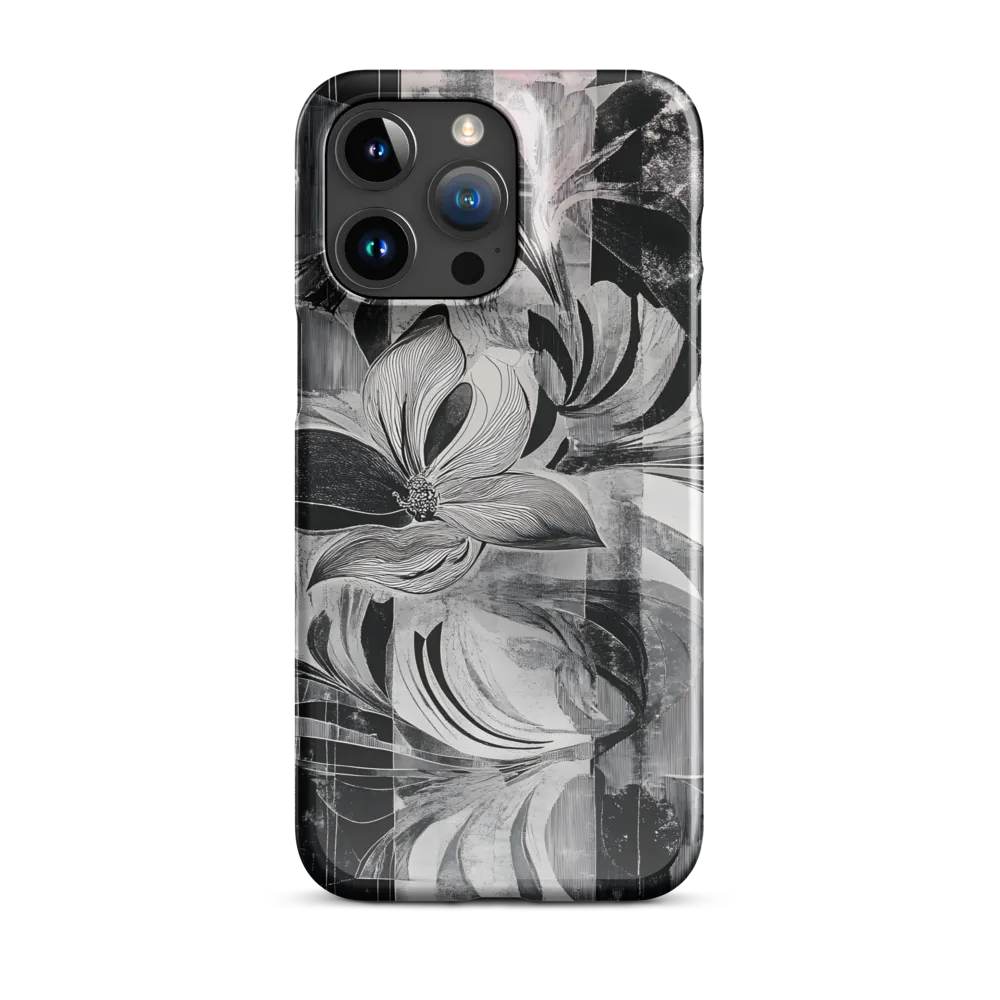 Floral Fusion in Monochrome