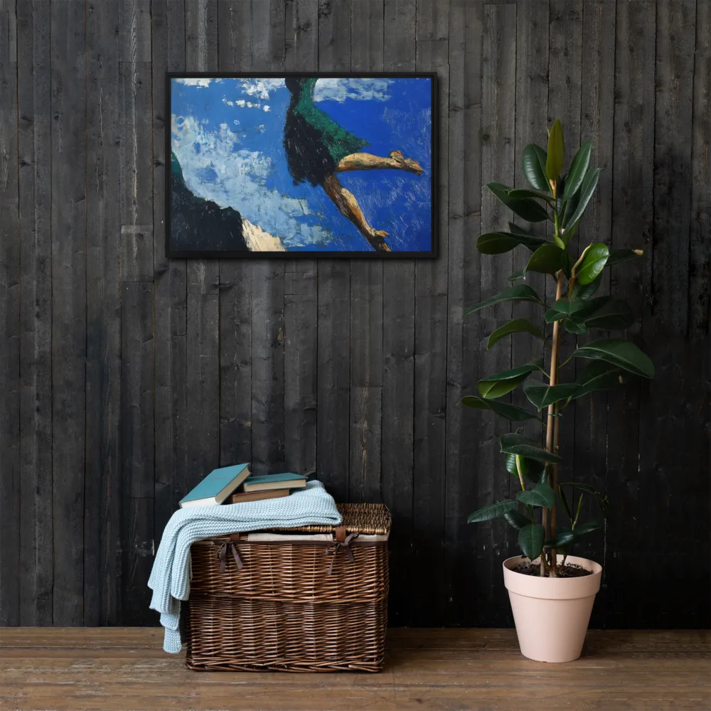 Boundless Ascent | Canvas with Black Frame | 20″×30″