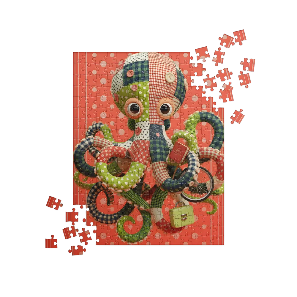 Patchwork Octopus 
 Jigsaw Puzzle