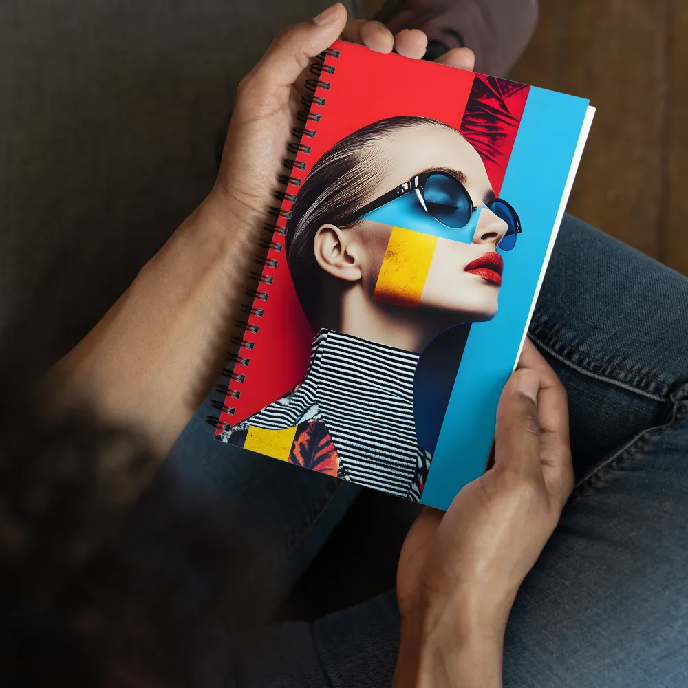 Vibrant Fusion of Fashion and Color | Spiral Notebook