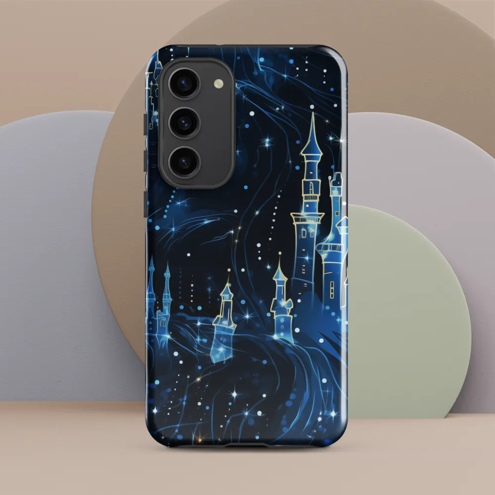 Dreamy Castles in a Starry Sky