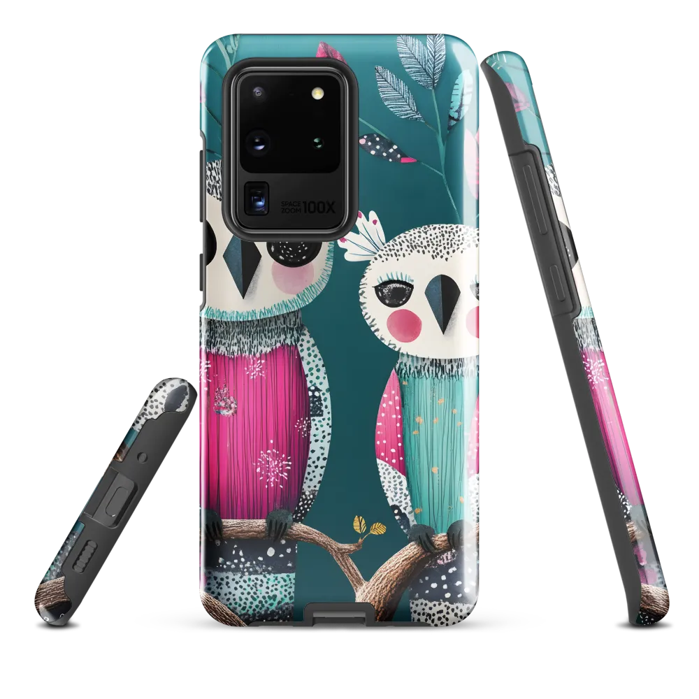 Whimsical Duo: A Celebration of Nature and Color