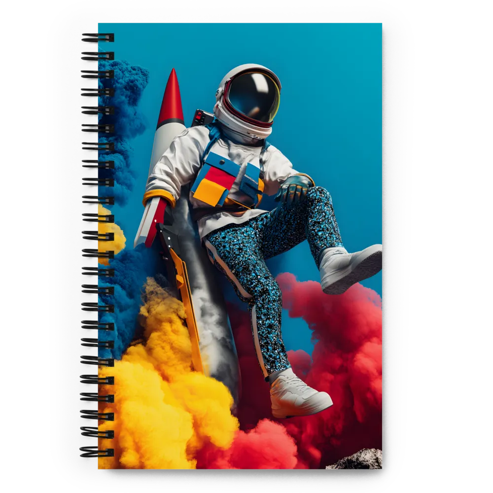 Lift Off: A Colorful Cosmic Journey | Spiral Notebook