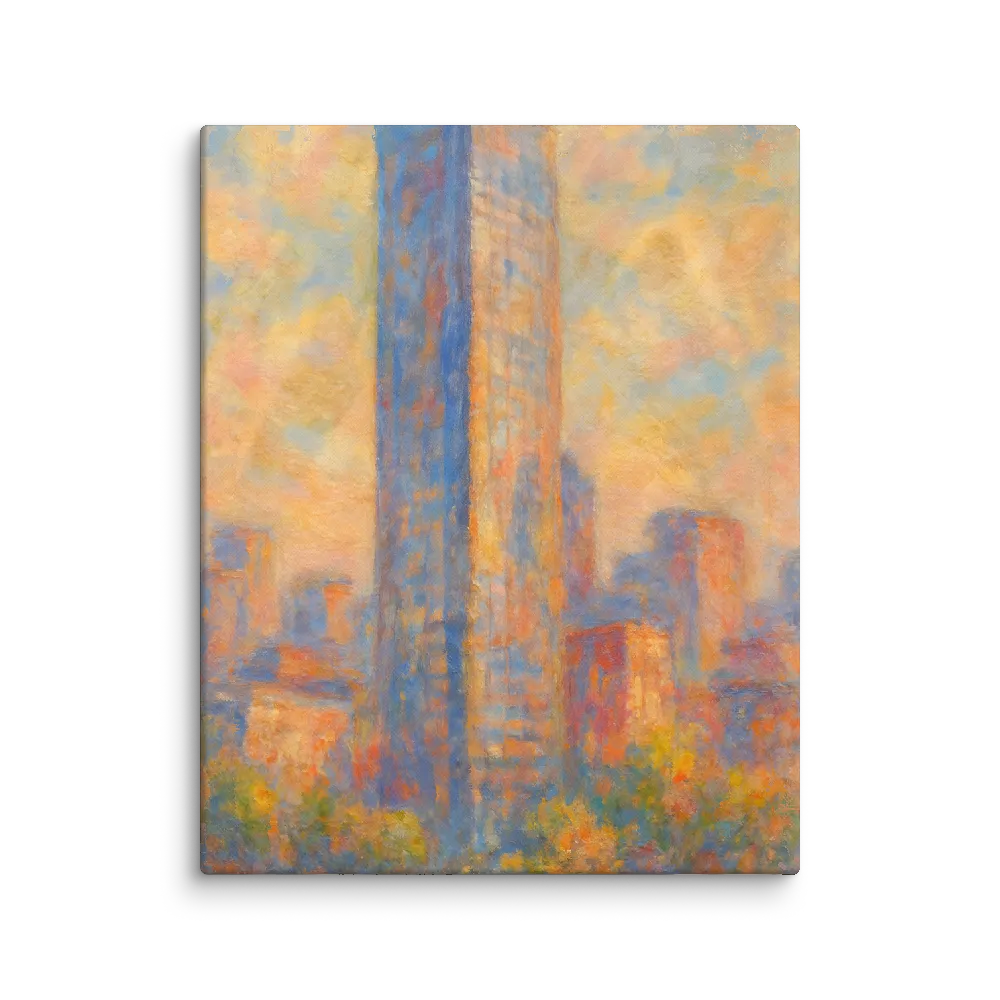 Vertical Light — Tower at Dawn