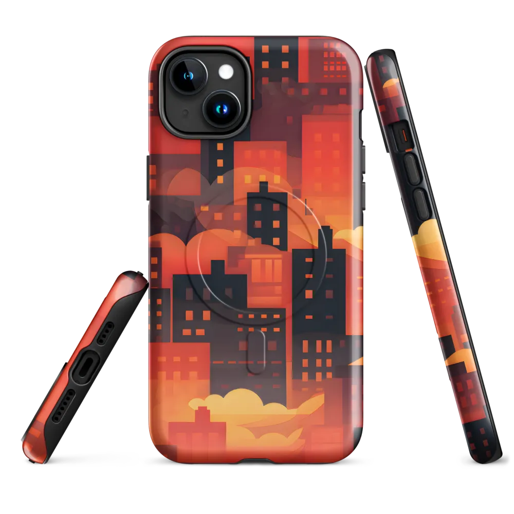 Radiance of the Urban Horizon | Phone Case |  15 Plus | MagSafe® Tough Case | Glossy