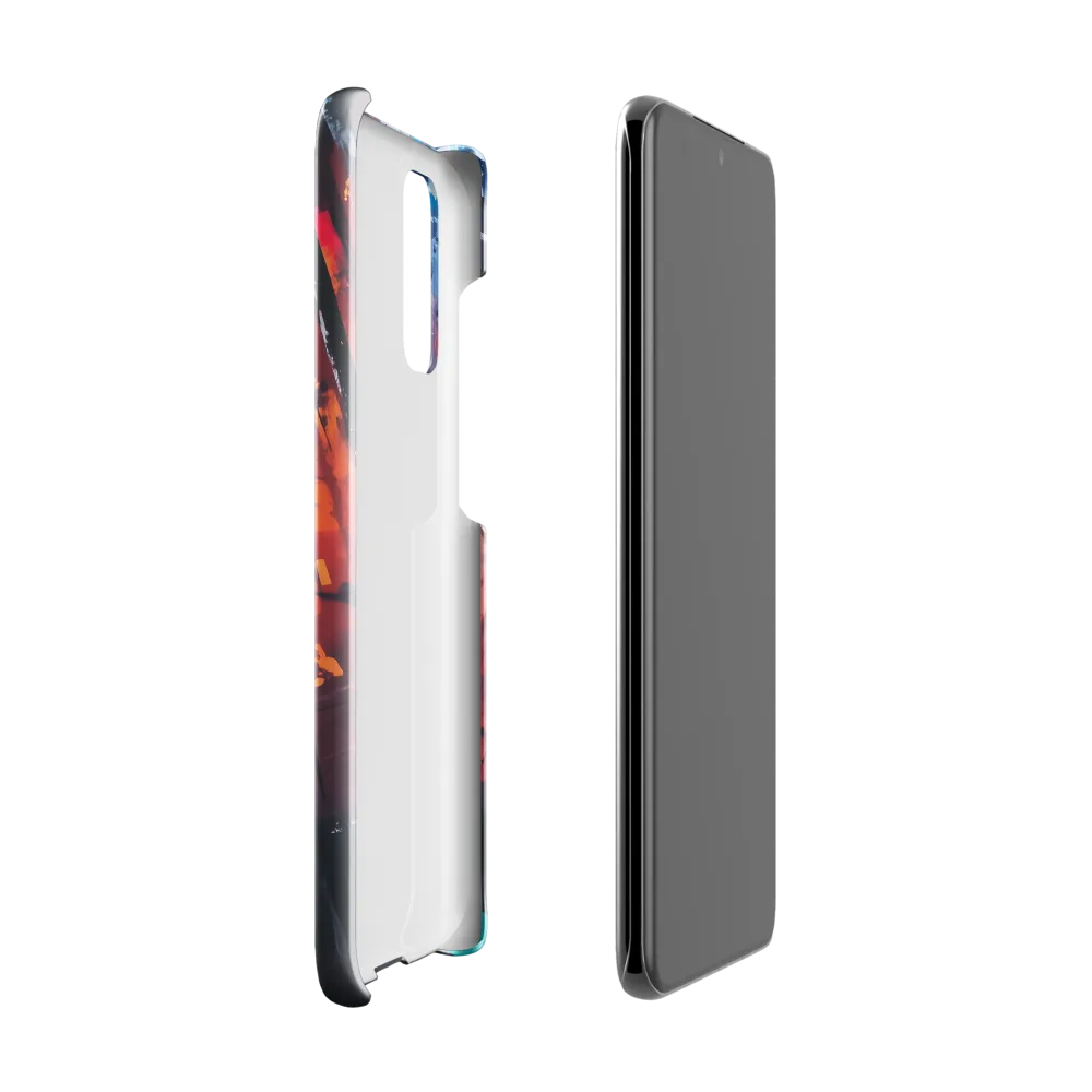 Silhouette in the Urban Abyss | Phone Case |  S20 | Snap Case | Glossy