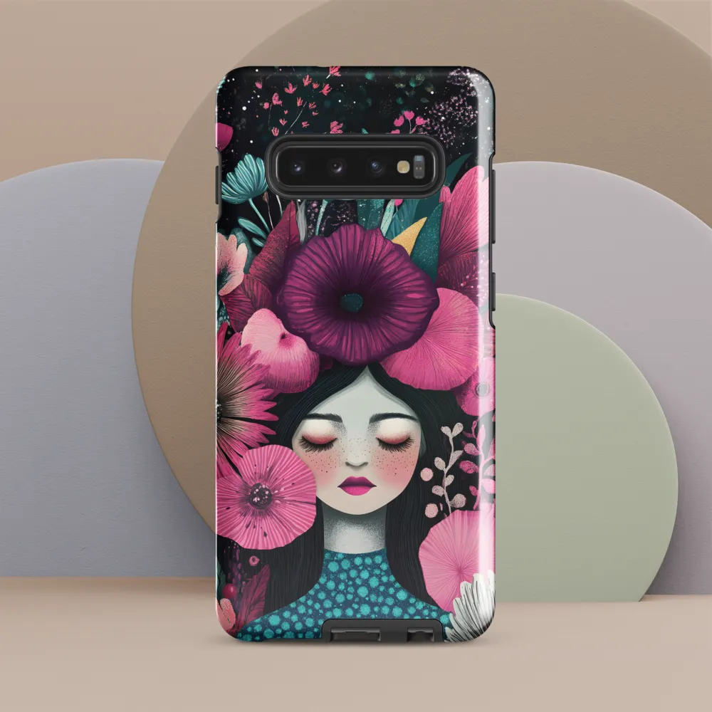 Blooming Serenity | Phone Case |  S10 Plus | Tough Case | Glossy