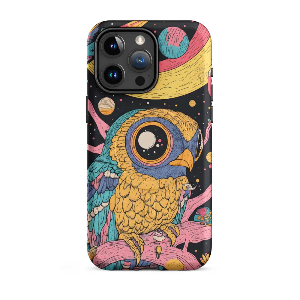 Whimsical Cosmic Owl | Phone Case |  15 Pro Max | MagSafe® Tough Case | Matte