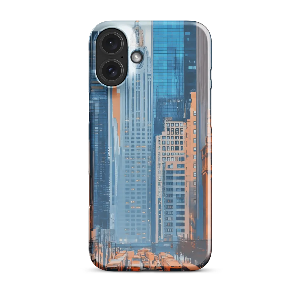 Urban Symphony in Blue and Orange