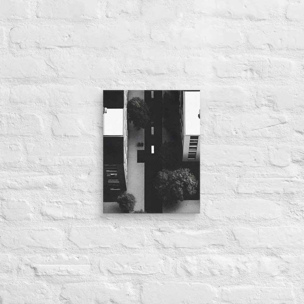 Urban Serenity from Above | Canvas | 11″×14″