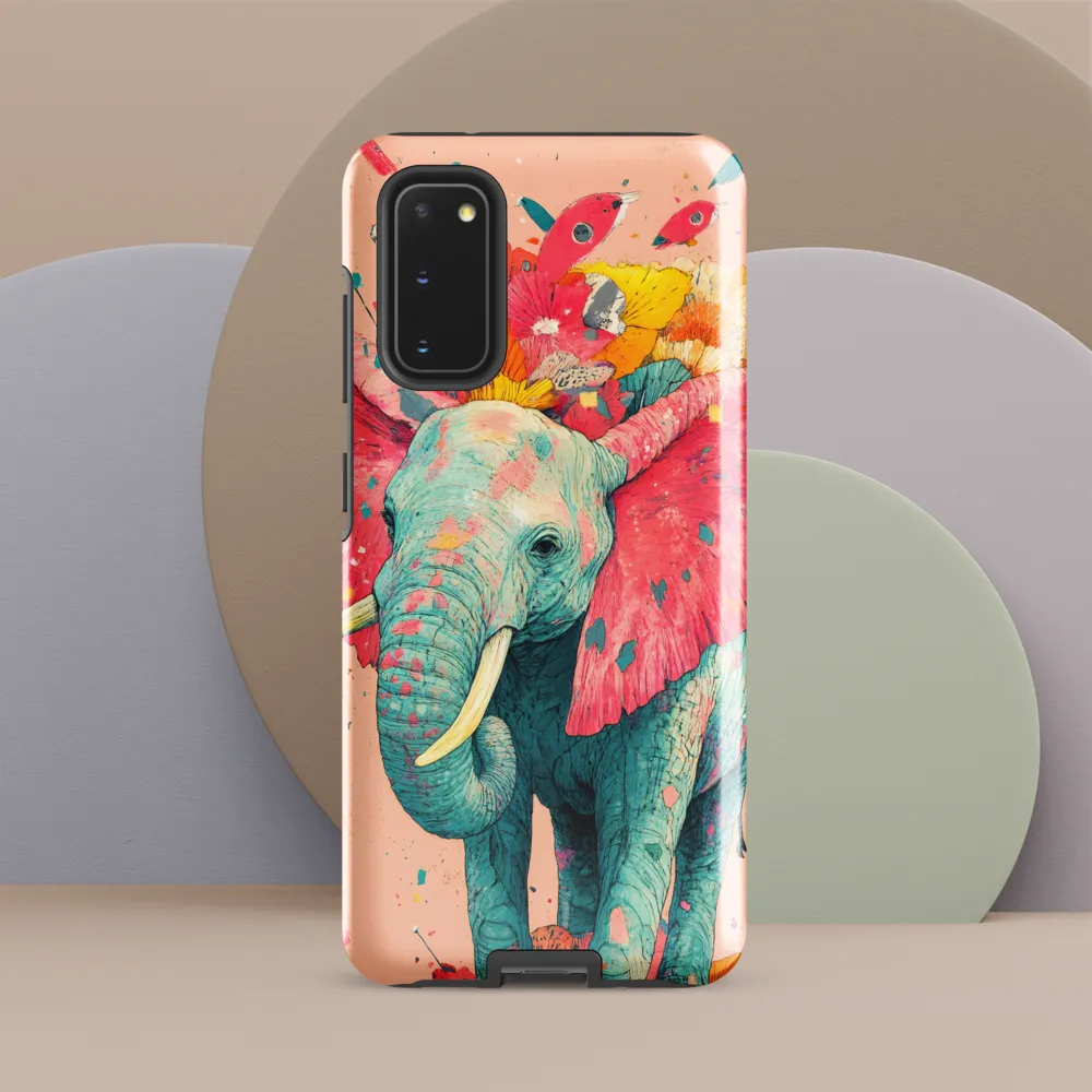 Whimsical Elegance: The Floral Elephant