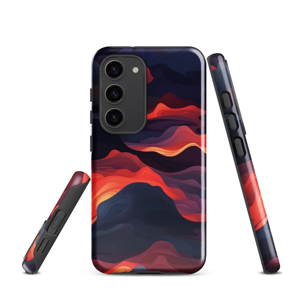 Ethereal Waves of Color | Phone Case |  S23 | Tough Case | Glossy
