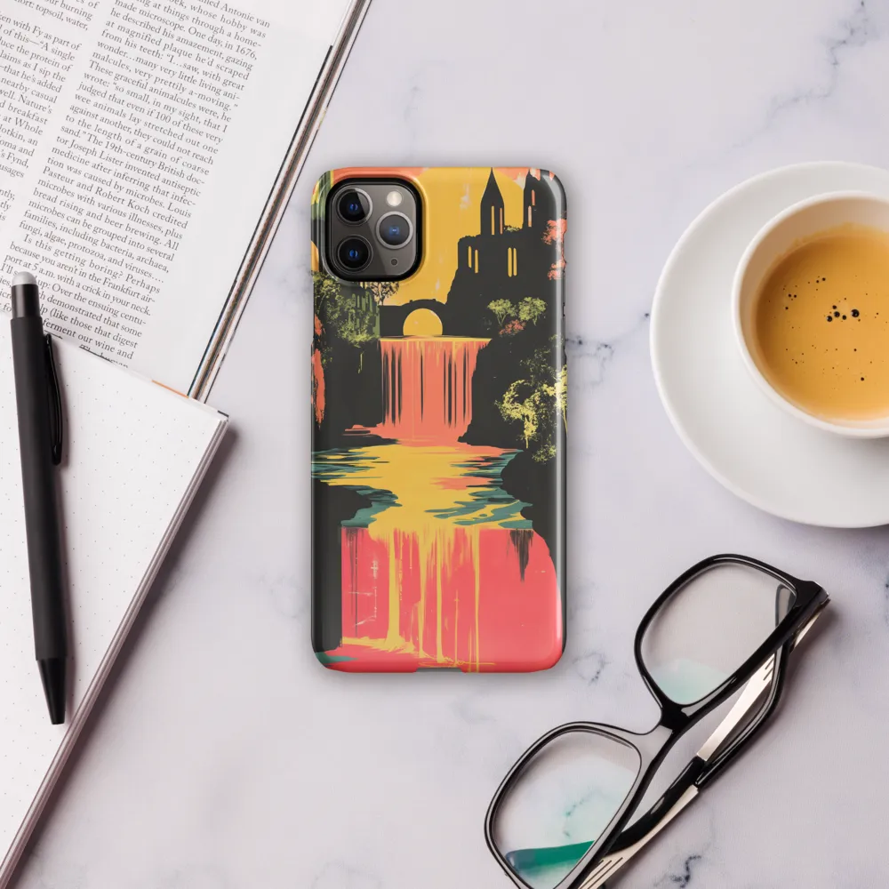 Elysian Echoes: A Surreal Reflections | Phone Case |  11 Pro Max | Snap Case | Glossy