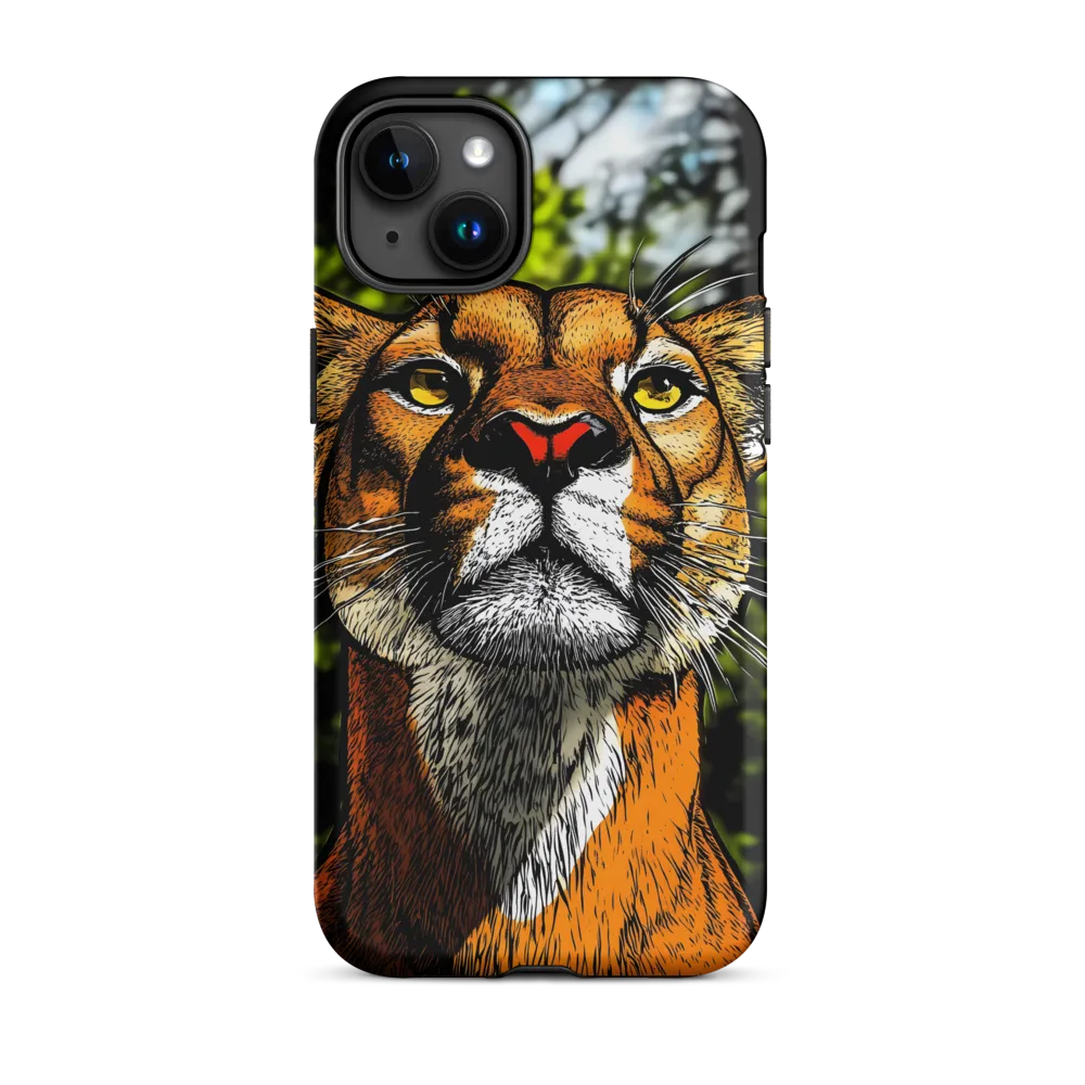 Regal Gaze: The Lioness in Focus