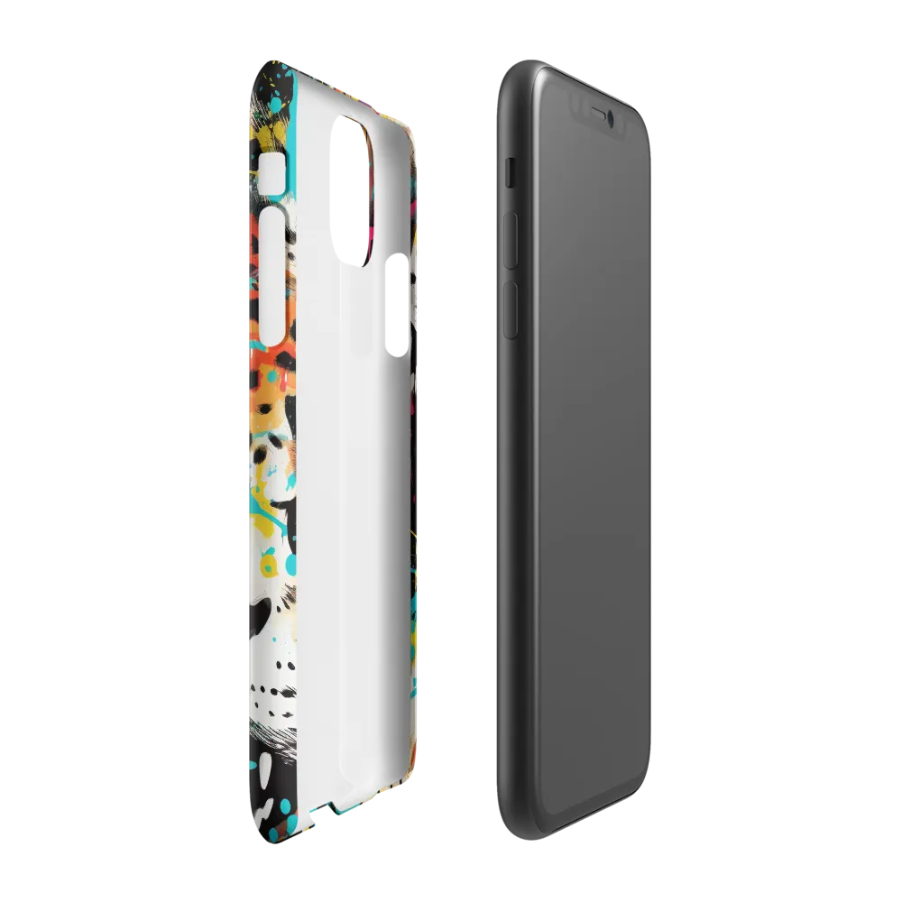 Fierce Fusion: Tiger and Lion in Graffiti | Phone Case |  11 | Snap Case | Glossy