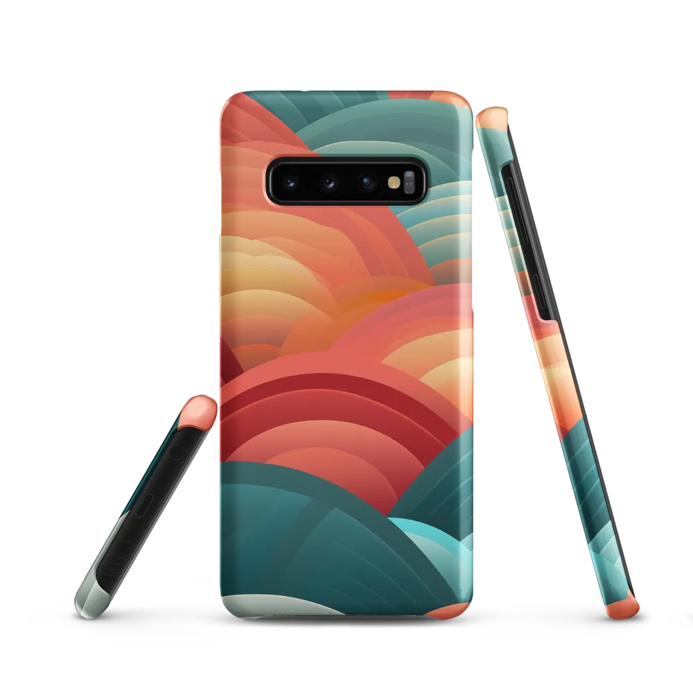 Rhythms of the Waves | Phone Case |  S10 | Snap Case | Matte