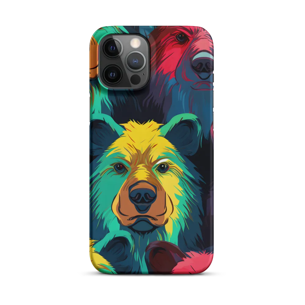 The Colorful Essence of Bears | Phone Case |  12 Pro Max | Snap Case | Matte