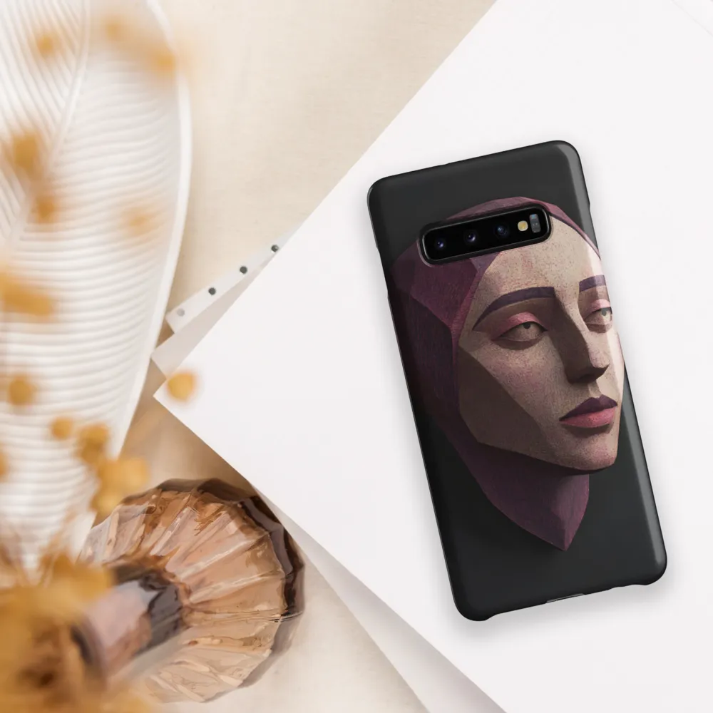 Geometric Elegance: A Contemporary Portrait