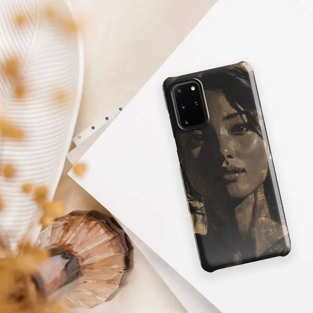 Golden Gaze: A Contemporary Portrait