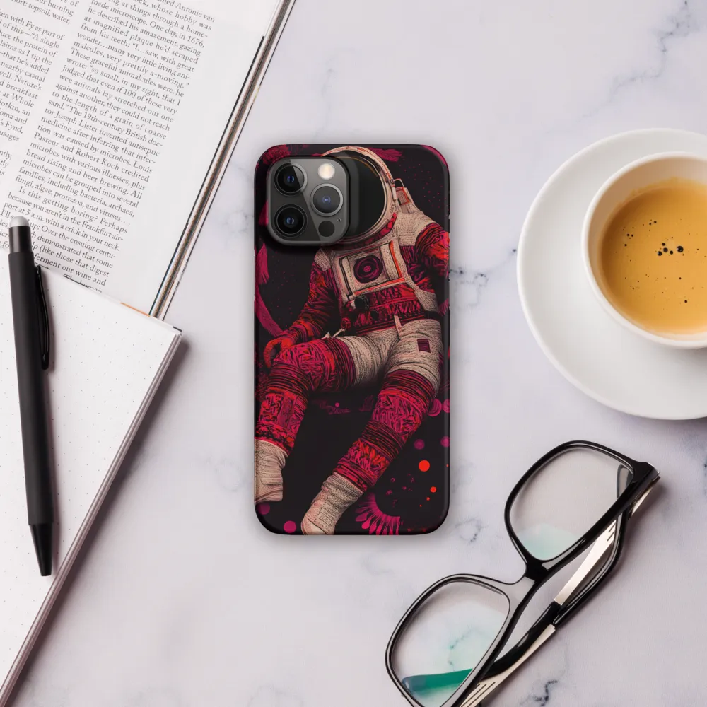 Magenta Drift — An Astronaut in Etched Space