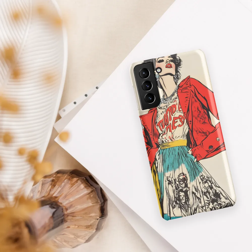Vibrant Elegance: A Pop Art Fashion Statement