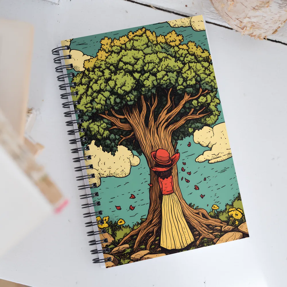 Embracing Nature's Heart | Spiral Notebook