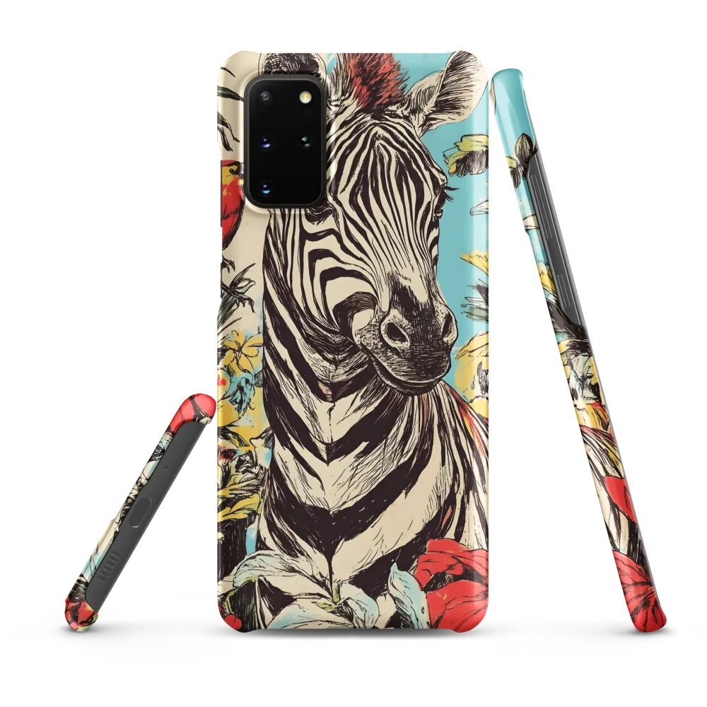 Zebra in Tropical Reverie