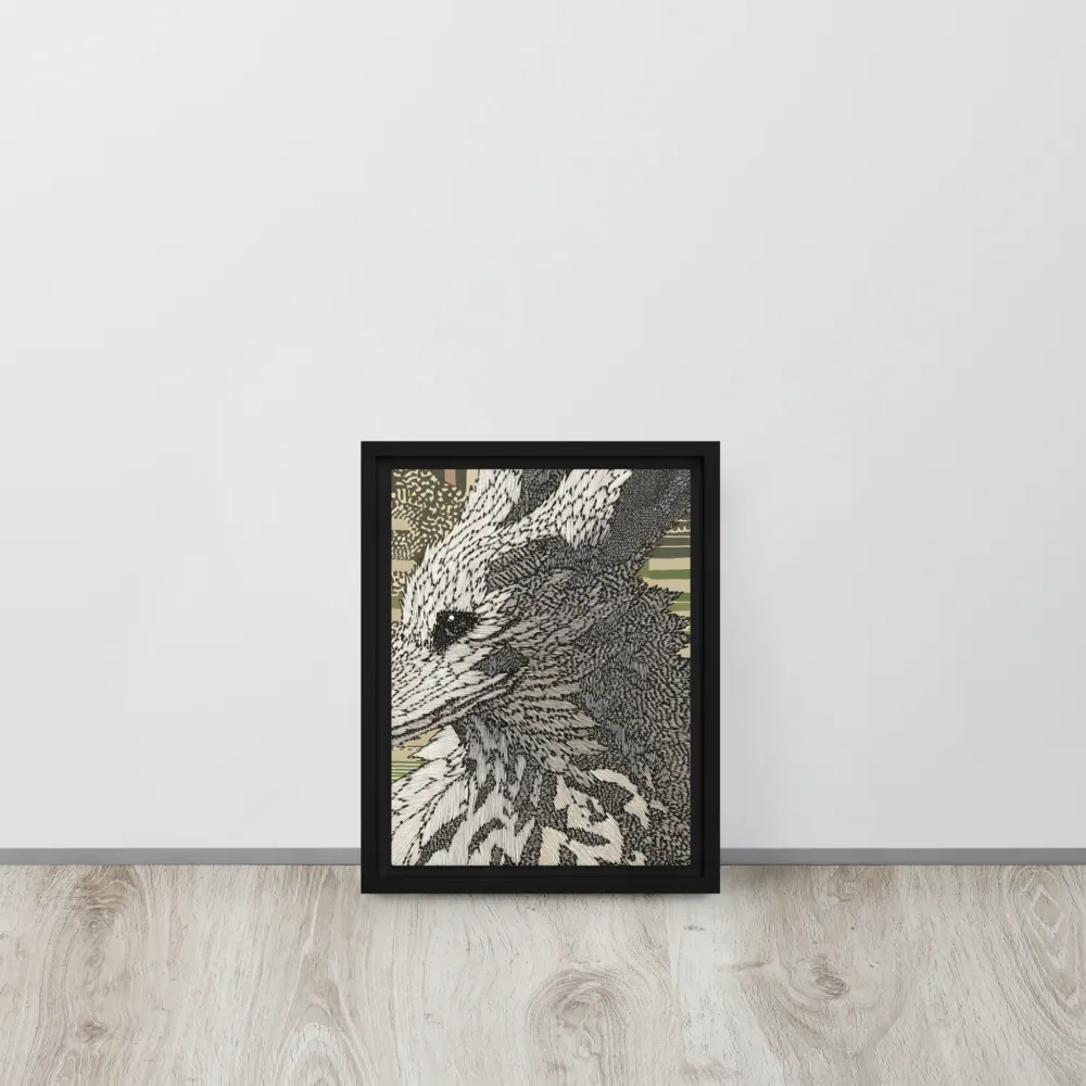 Reflections of the Forest | Canvas with White Frame | 9″×12″