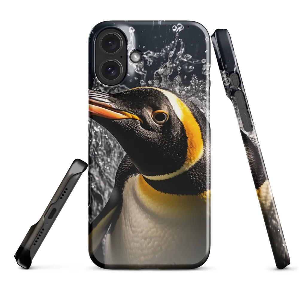 Emerging Majesty: The Penguin in Motion | Phone Case |  16 Plus | Snap Case | Glossy