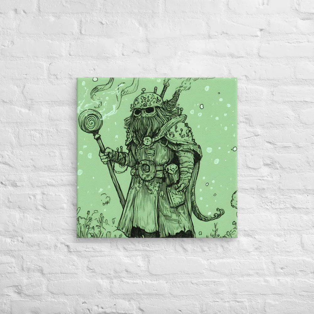 The Enigmatic Wizard | Canvas | 24″×24″