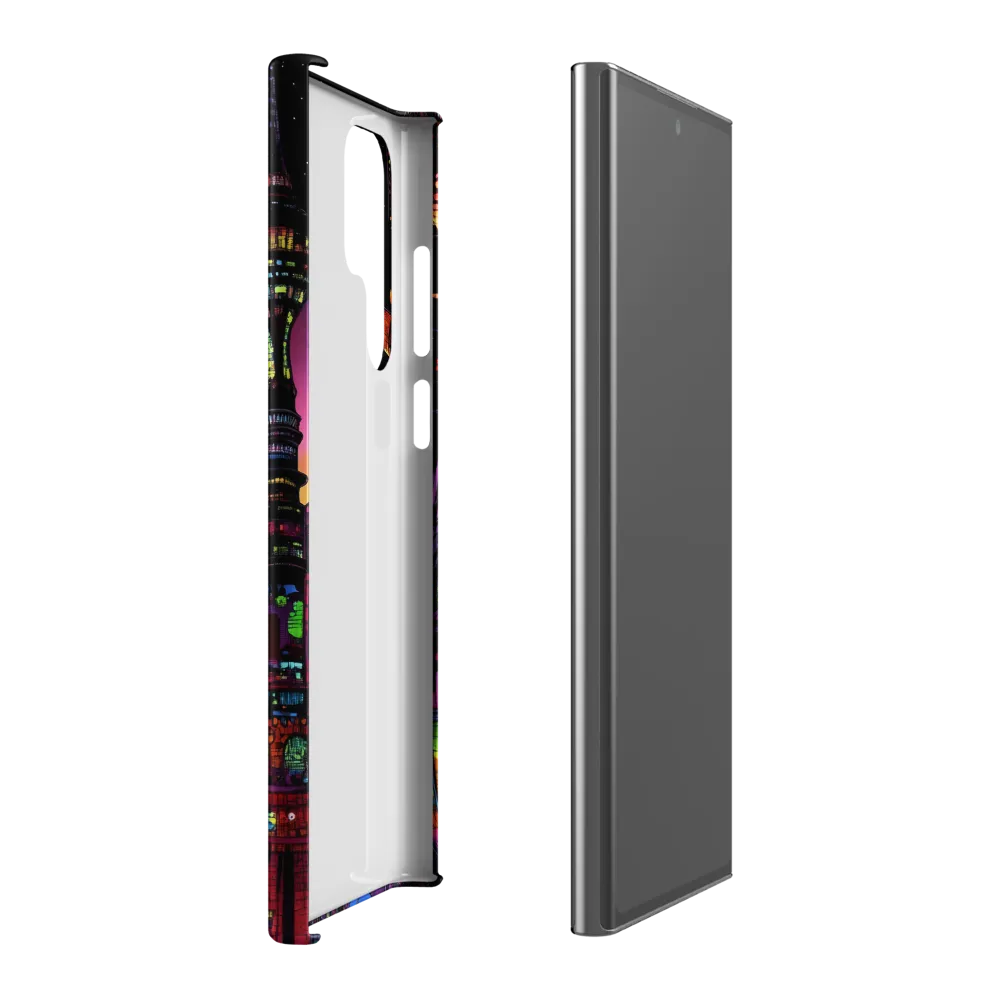 Futuristic Cityscape at Dusk | Phone Case |  S22 Ultra | Snap Case | Matte